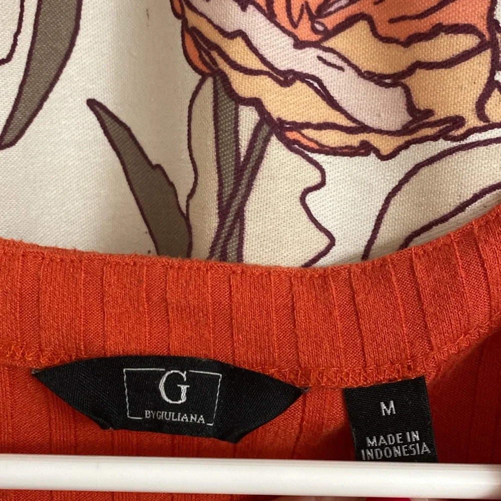 G by Giuliana Orange Sweater Dress - Picture 2 of 4